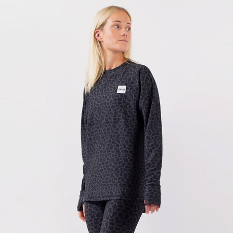 EIVY Women's Venture Top - Black Leopard
