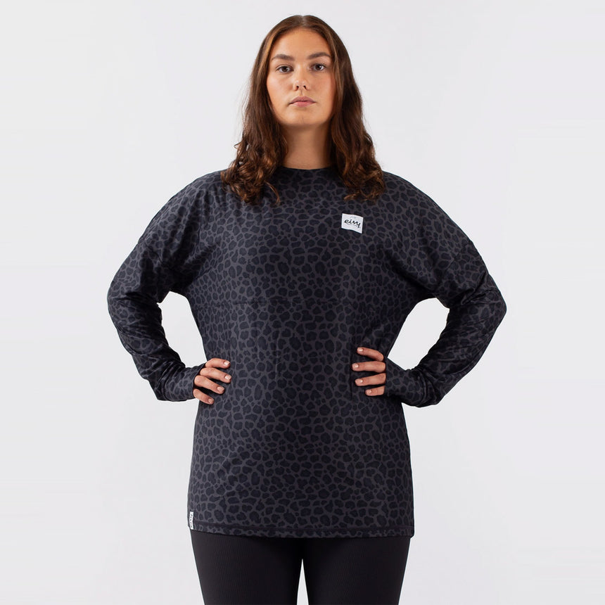 EIVY Women's Venture Top - Black Leopard