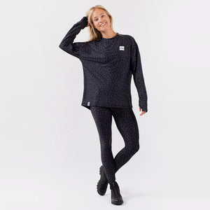 EIVY Women's Venture Top - Black Leopard