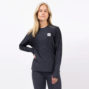 EIVY Women's Versa Loose Fit Top - Black Leopard