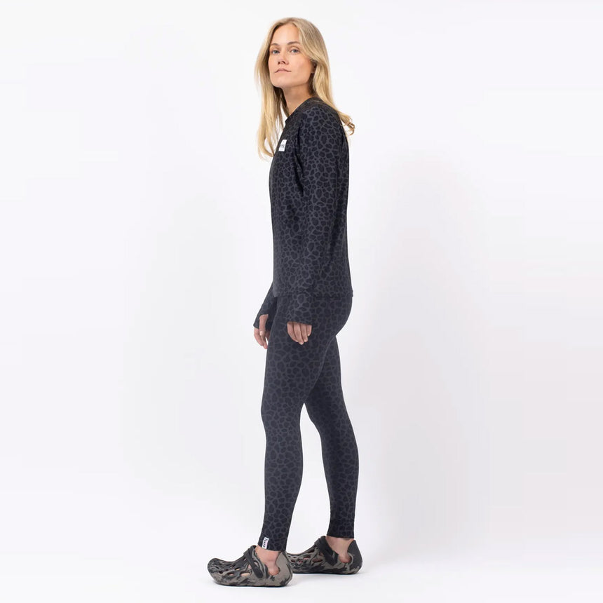 EIVY Women's Versa Loose Fit Top - Black Leopard
