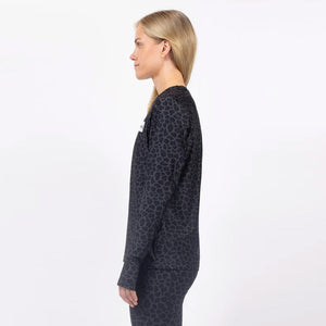 EIVY Women's Versa Loose Fit Top - Black Leopard