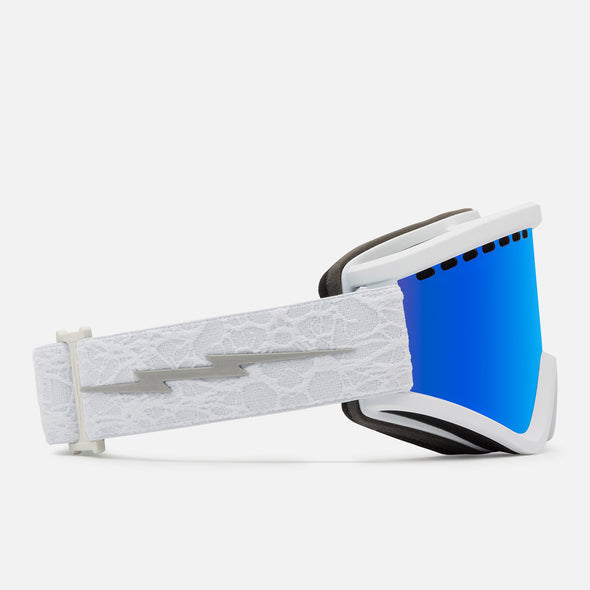 ELECTRIC EGV Goggle 2024 - Matte White Nuron/Blue Chrome