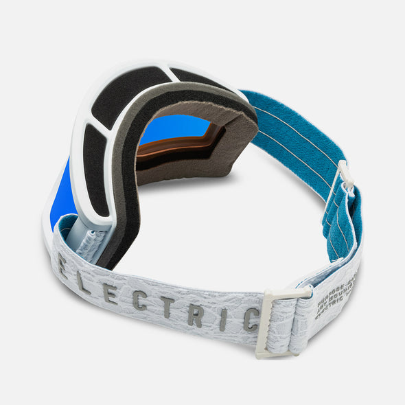 ELECTRIC EGV Goggle 2024 - Matte White Nuron/Blue Chrome