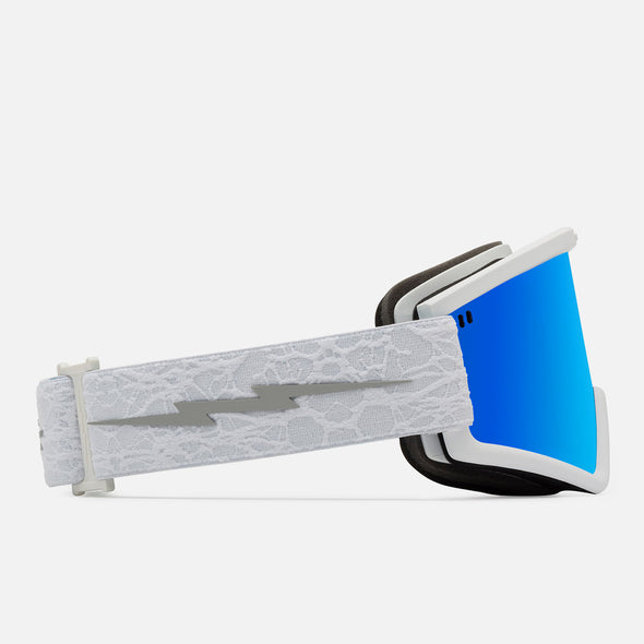 ELECTRIC Hex Goggle 2024 - Matte White Nuron/Blue Chrome
