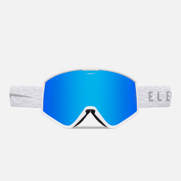ELECTRIC Kleveland Goggle 2024 - Matte White Nuron/Blue Chrome