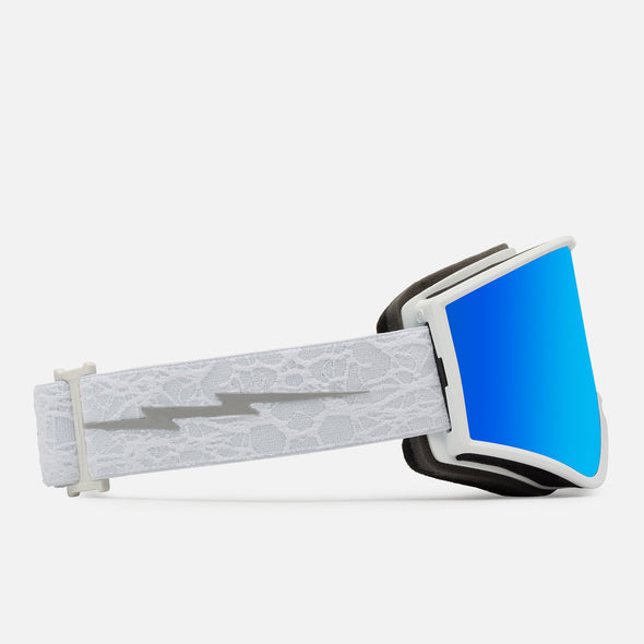 ELECTRIC Kleveland Goggle 2024 - Matte White Nuron/Blue Chrome