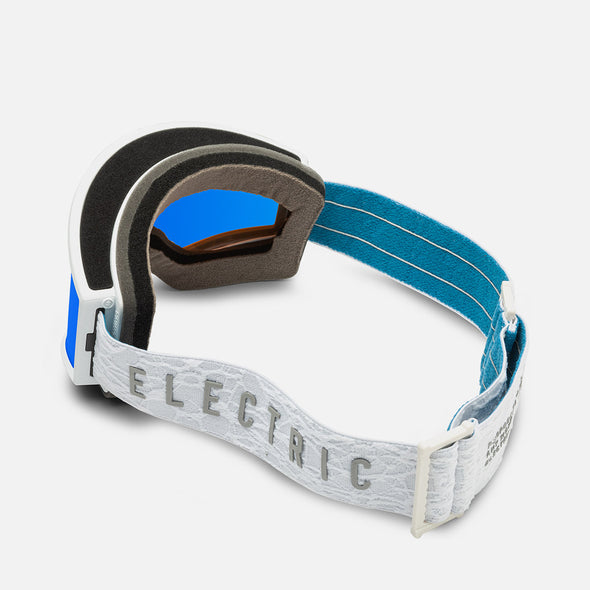 ELECTRIC Kleveland Small Goggle 2024 - Matte White Nuron/Blue Chrome