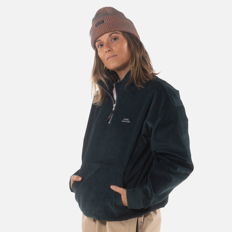 HOWL Corduroy Half Zip - Green