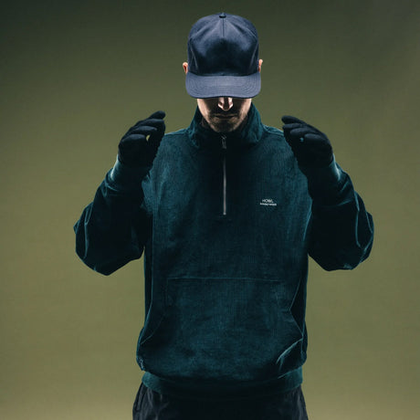 HOWL Corduroy Half Zip - Green