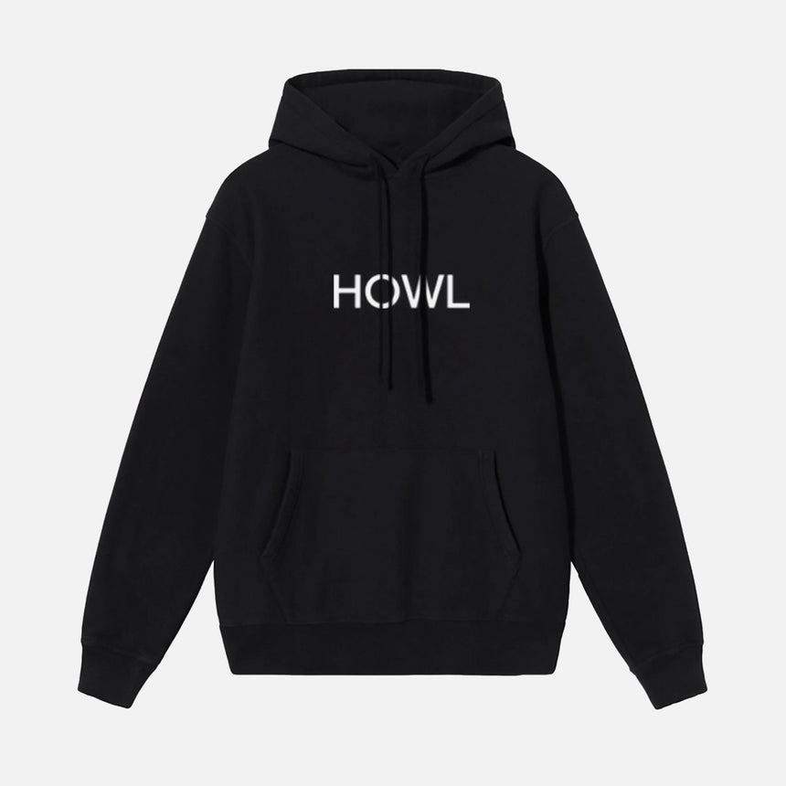 HOWL Logo Hood - Black/White