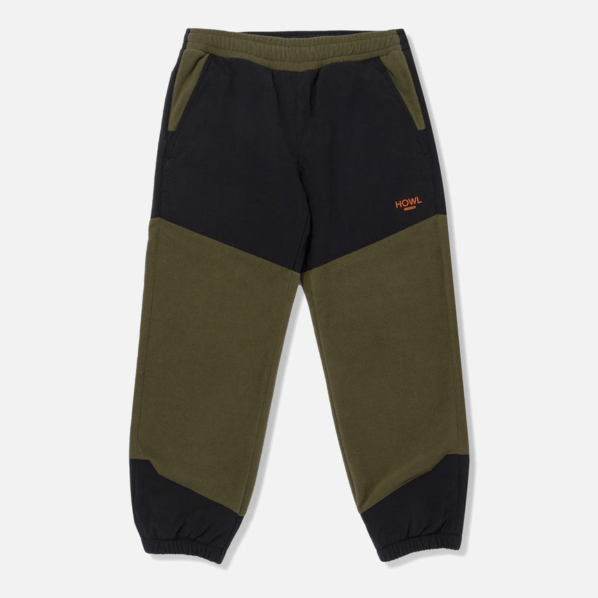 HOWL Zip Polar Fleece Pant - Army