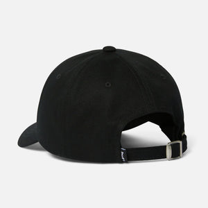 HUF 89 Embroidered 6 Panel CV Hat - Black/White