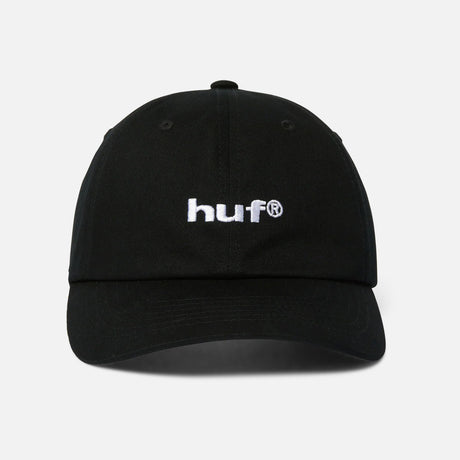HUF 89 Embroidered 6 Panel CV Hat - Black/White