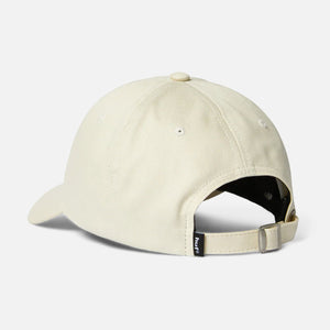 HUF 89 Embroidered 6 Panel CV Hat - Cream/Black