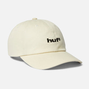 HUF 89 Embroidered 6 Panel CV Hat - Cream/Black