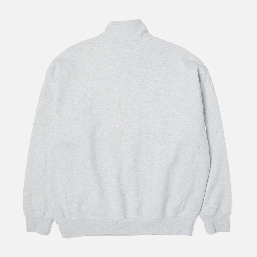 HUF Arch Enzyme 1/4 Zip Fleece - Heather Grey