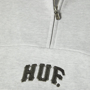 HUF Arch Enzyme 1/4 Zip Fleece - Heather Grey