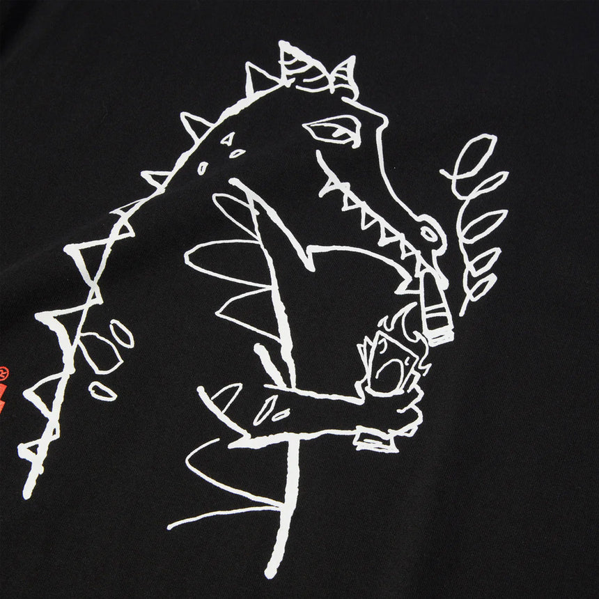 HUF Cash Dragon Tee - Black