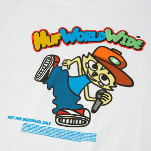 HUF Chop Kick Block Tee - White