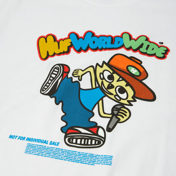 HUF Chop Kick Block Tee - White