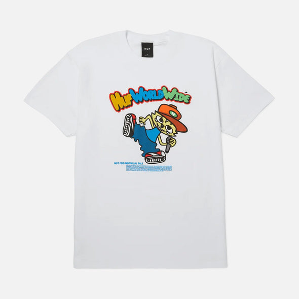 HUF Chop Kick Block Tee - White