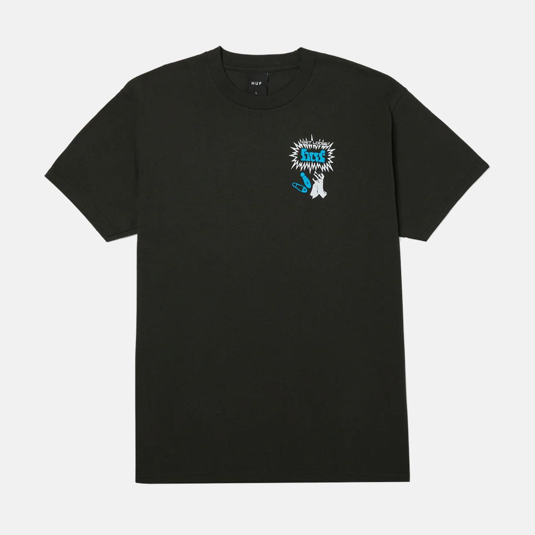 HUF Everybody Get Loose Tee - Vintage Black