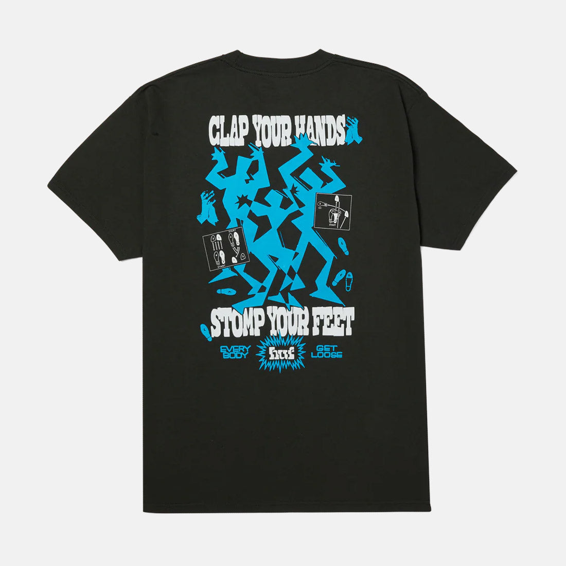 HUF Everybody Get Loose Tee - Vintage Black