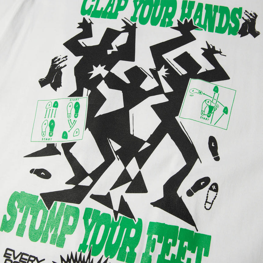 HUF Everybody Get Loose Tee - White