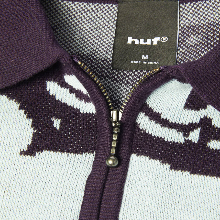 HUF Fantasies Knit Short Sleeve Top - Light Blue