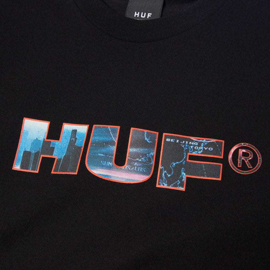 HUF Flight Path Tee - Black