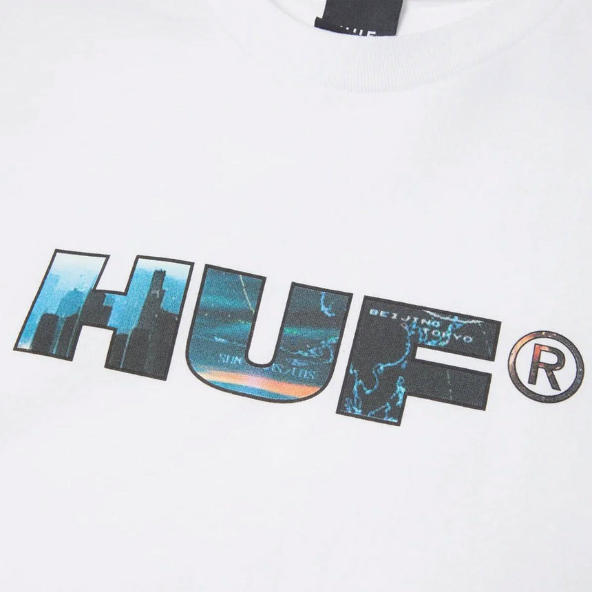 HUF Flight Path Tee - White