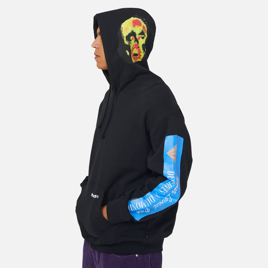 HUF Gimme The Loot Pullover Hood - Black