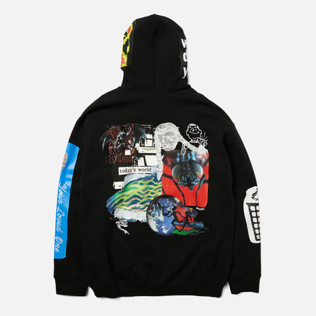 HUF Gimme The Loot Pullover Hood - Black