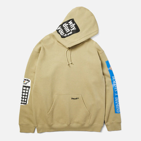 HUF Gimme The Loot Pullover Hood - Sand