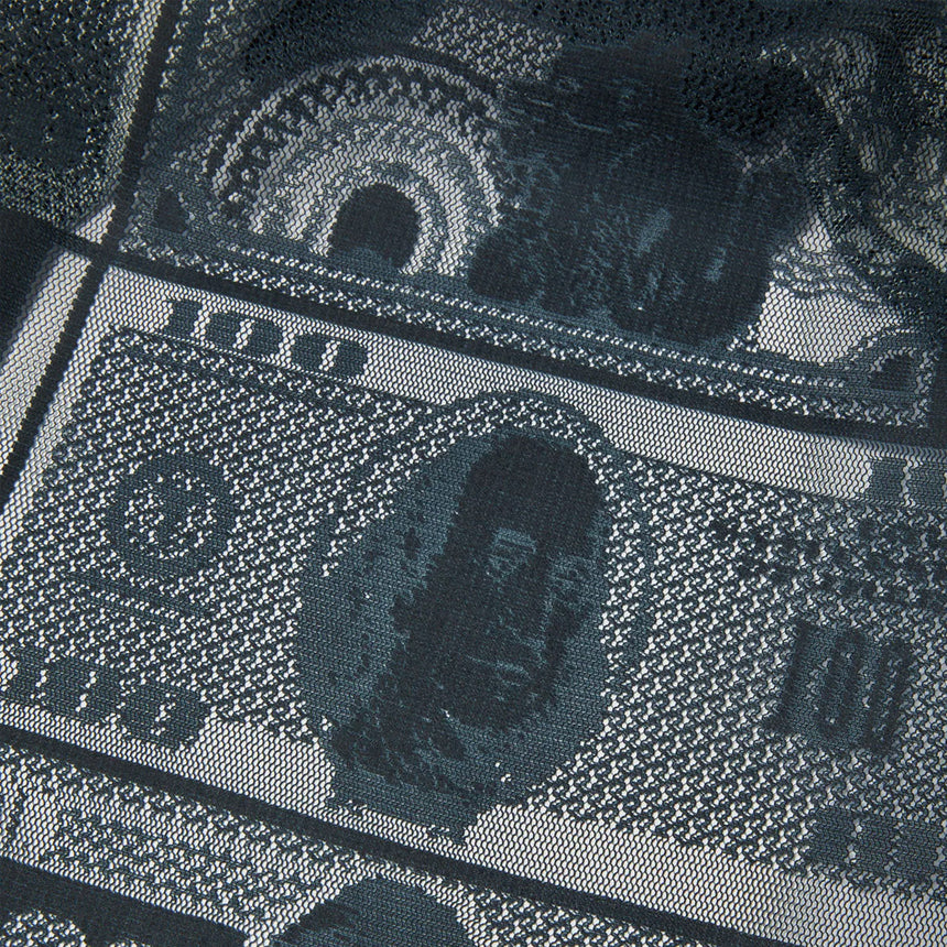 HUF Global Currency Short Sleeve Lace Shirt - Black