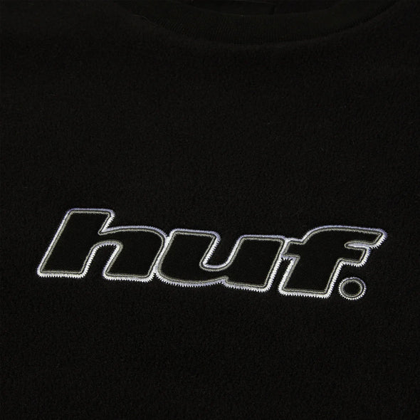 HUF H Dot Polar Fleece Crewneck - Black