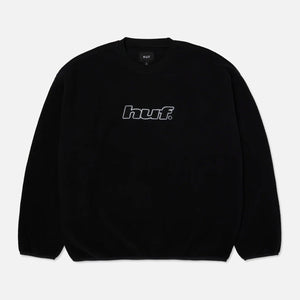 HUF H Dot Polar Fleece Crewneck - Black