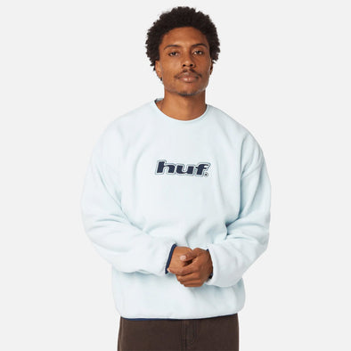 HUF H Dot Polar Fleece Crewneck - Sky