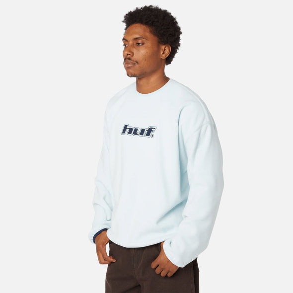 HUF H Dot Polar Fleece Crewneck - Sky