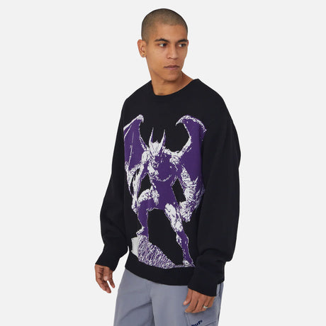 HUF Heaven Can Wait Crewneck Sweater - Black