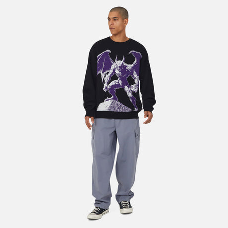 HUF Heaven Can Wait Crewneck Sweater - Black