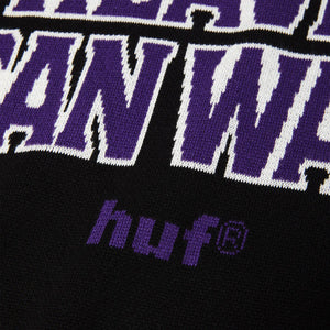 HUF Heaven Can Wait Crewneck Sweater - Black