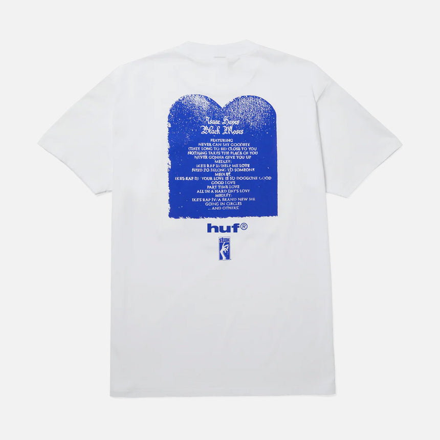 HUF Isaac Hayes Black Moses Heavyweight Tee - White