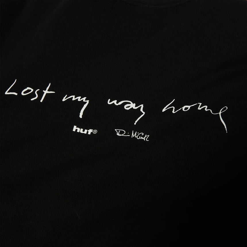 HUF Lost My Way Home Crew - Black
