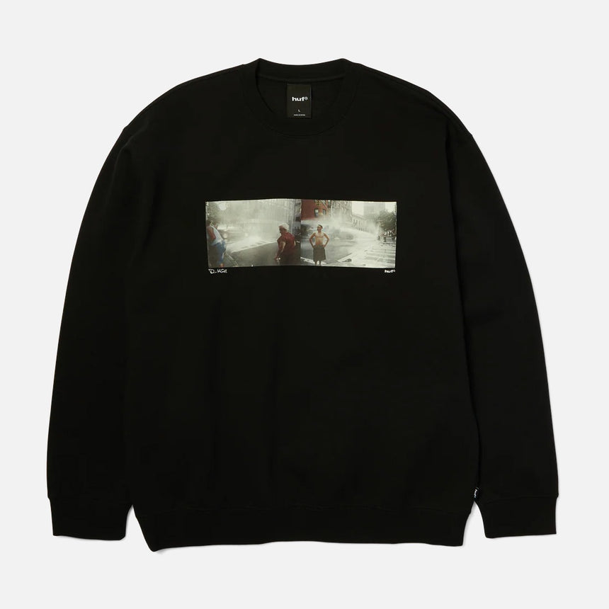HUF Lost My Way Home Crew - Black