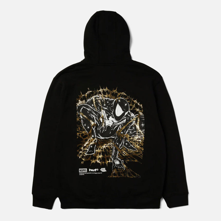 HUF X MARVEL Spider-Man Arachknight Full Zip Hood - Black