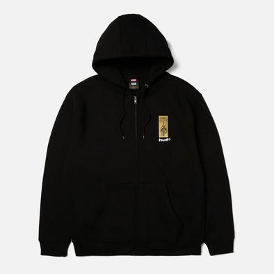 HUF X MARVEL Spider-Man Arachknight Full Zip Hood - Black