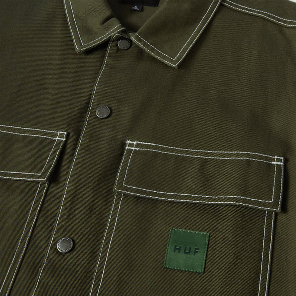 HUF Mason Shacket - Hunter Green