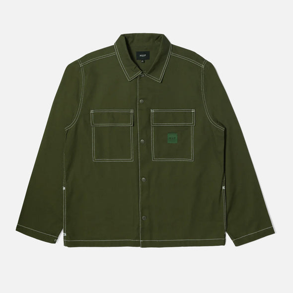 HUF Mason Shacket - Hunter Green